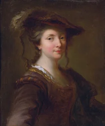 Porträt einer Dame, angeblich Louise Julie de Nesle, Comtesse de Mailly
